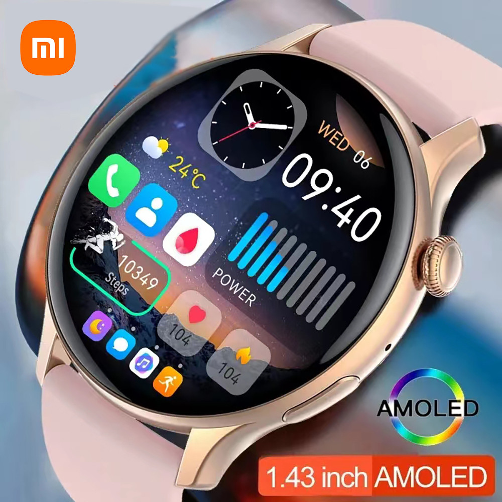 Jual Xiaomi Mijia New Women Bluetooth Call Smartwatch Always Display ...