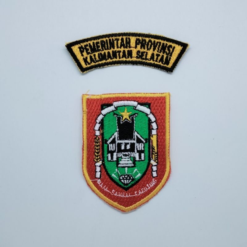 Jual Logo Bordir Provinsi Kalimantan Selatan / Begde / Badge / Logo ...