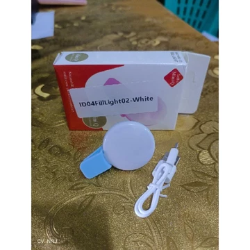 Mini Ring Light Portable Clip Selfie Lampu Live Streamer Led 3 Kecerahan (Lampu Keajaiban