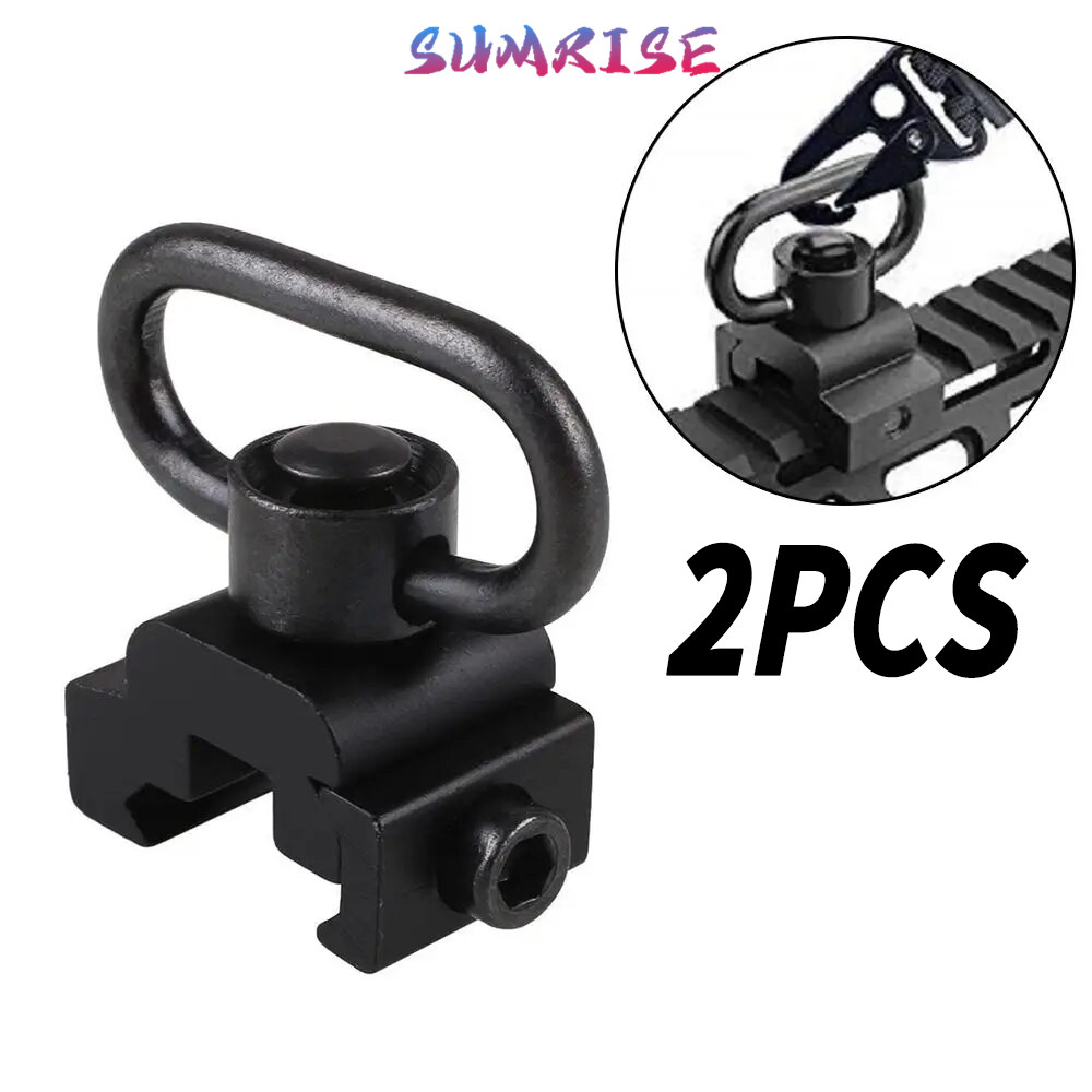 Qd Sling Swivel Stud QD Push Button Sling Swivel Mount For Shotgun - Foto 2