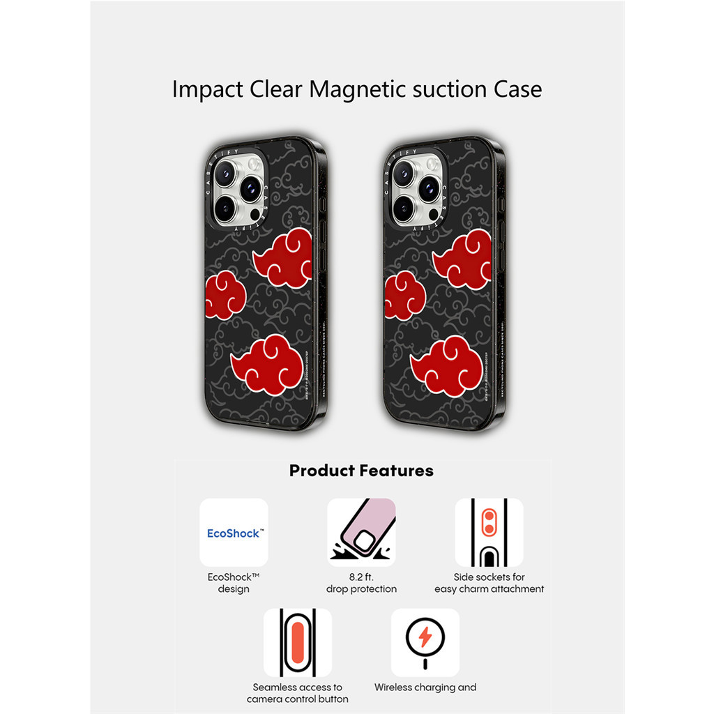 Jual CASETiFY X Naruto Akatsuki Cloud Case Magnetic Suction
