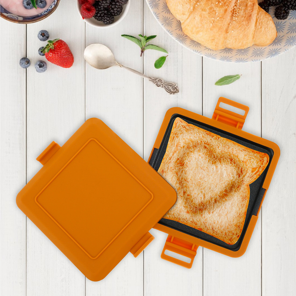 Jual Microwave Toast Maker No Electric Mini Microwave Waffle Maker Non ...