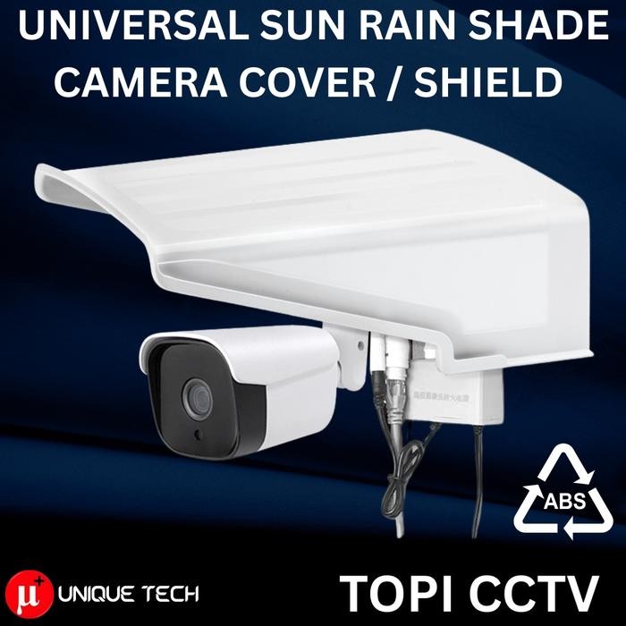 Jual COVER ATAP PELINDUNG TOPI CAMERA CCTV PLASTIK MINI DINDING HUJAN ...