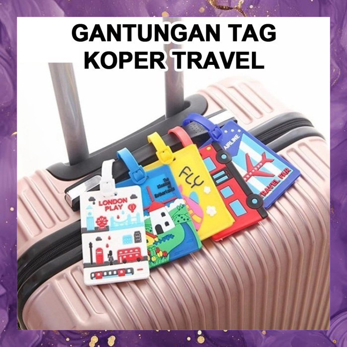 Jual (SBA) Gantungan TAG Koper Motif Karakter Lucu Tas Luggage Tag Anak ...