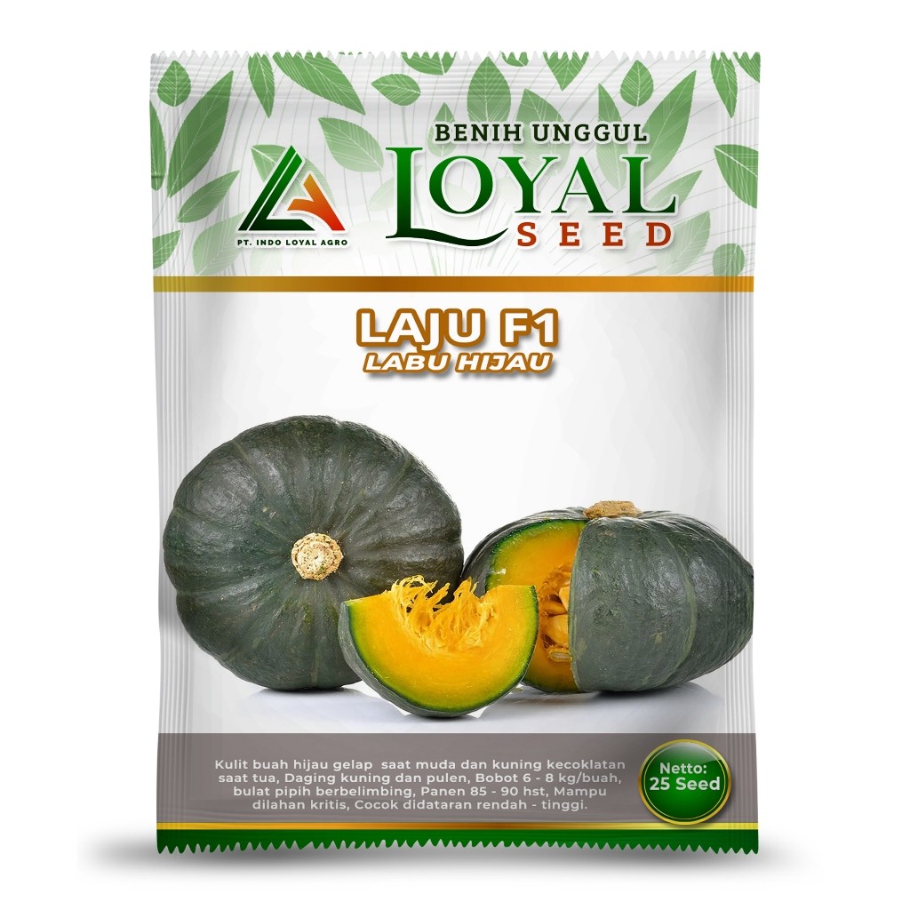 Jual Benih SP Labu Hijau LAJU isi 25 Biji Bibit CAP LOYAL SEED Small ...