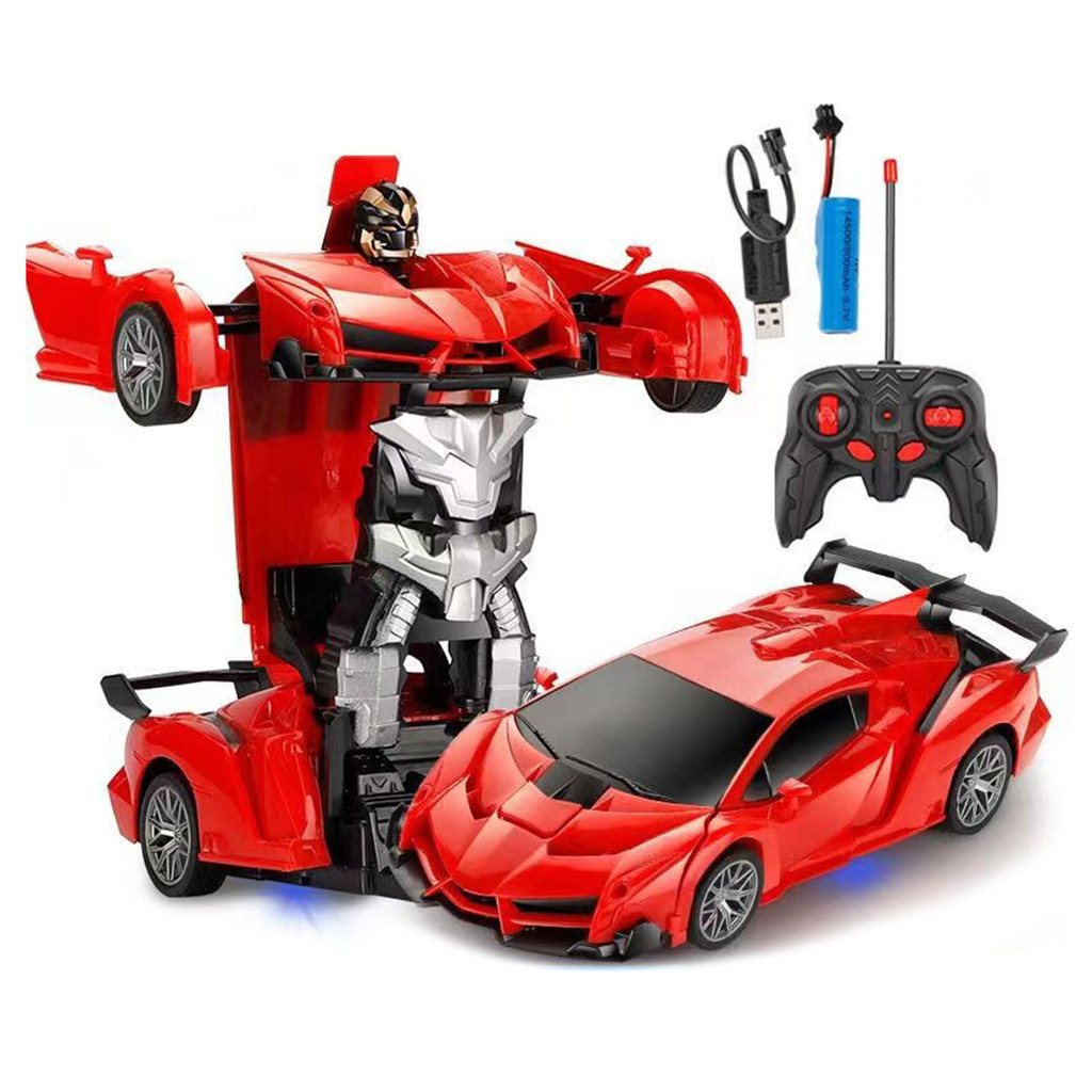 Jual ge21qa Remote Control Mobil Sport Car Robot Transform USB Dapat ...