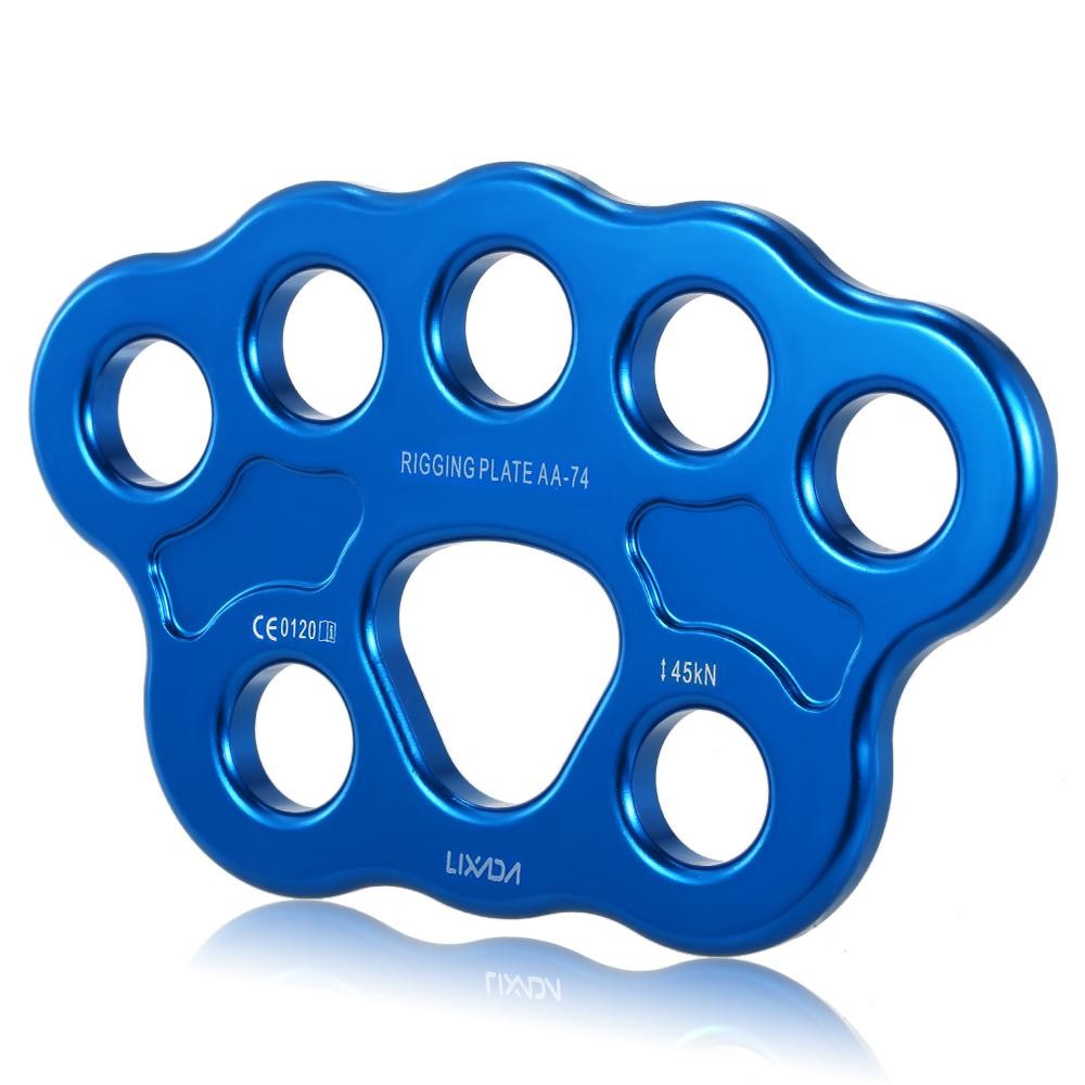 Jual Lixida 8 15 Holes Paw Rigging Plate Outdoor 45kn Rescue Rock Climb 