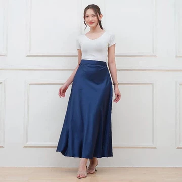 ERR53.ID Rok Satin Maxi Premium Satin Long Skirt 6889 Rok Satin Panjang Rok Duyung Satin Flowy