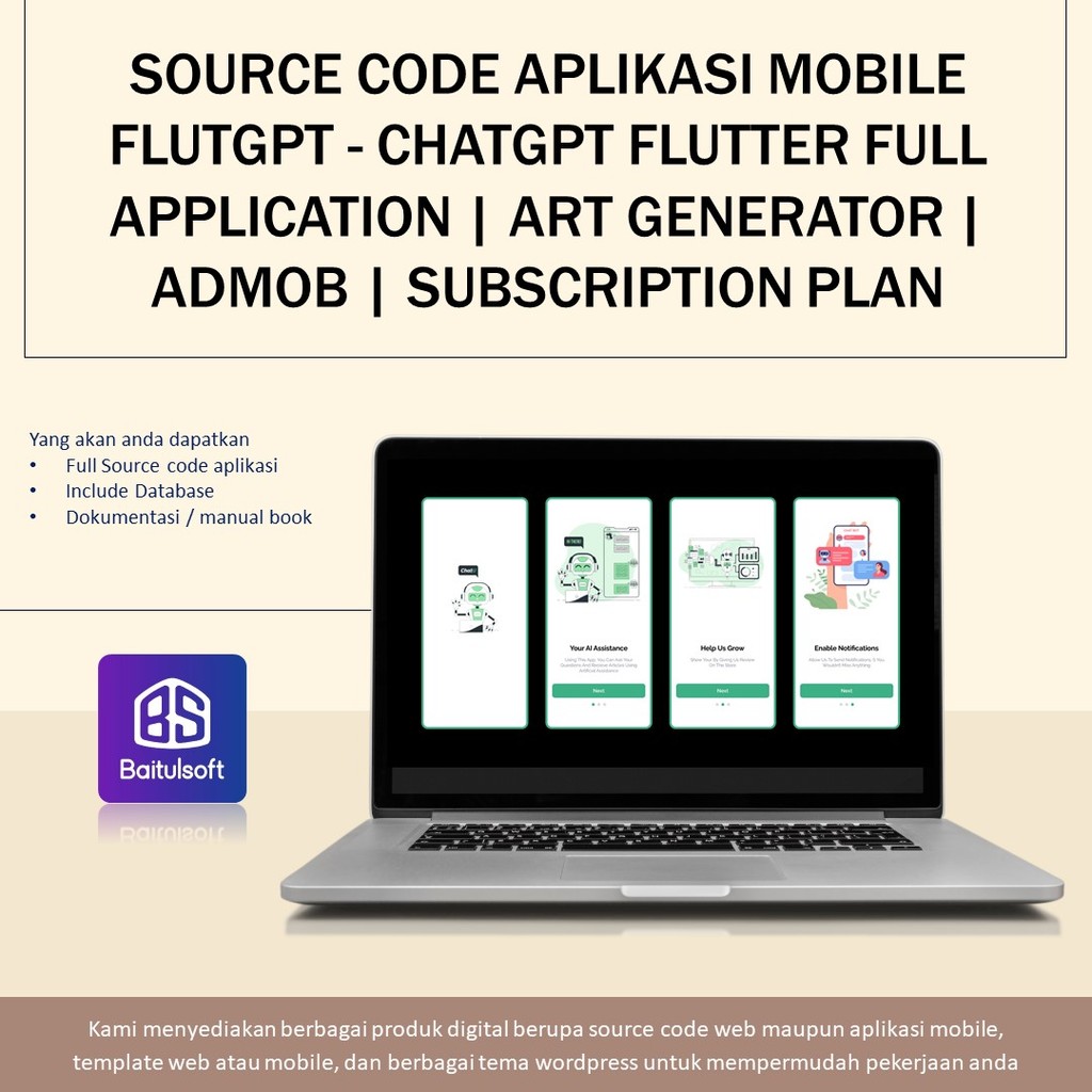 Jual SOURCE CODE APLIKASI MOBILE FLUTGPT - CHATGPT FLUTTER FULL ...