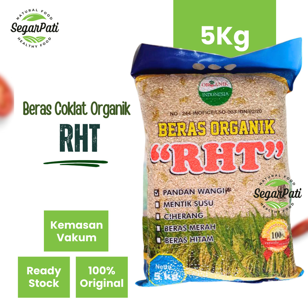 Jual RHT Beras Coklat Organik Premium 5Kg / Brown Rice RHT ...