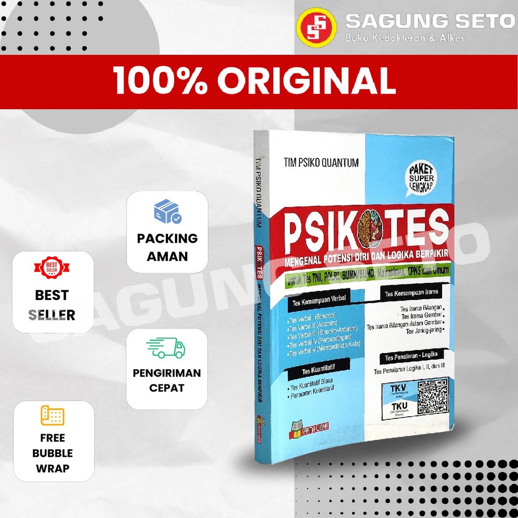 Jual PSIKOTES MENGENAL POTENSI DIRI DAN LOGIKA BERPIKIR - TIM PSIKO ...