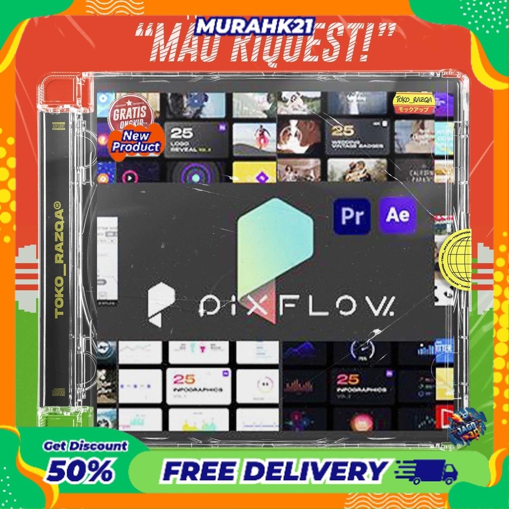 Jual MotionFactory - Pixflow Collection For After Effects & Premiere ...