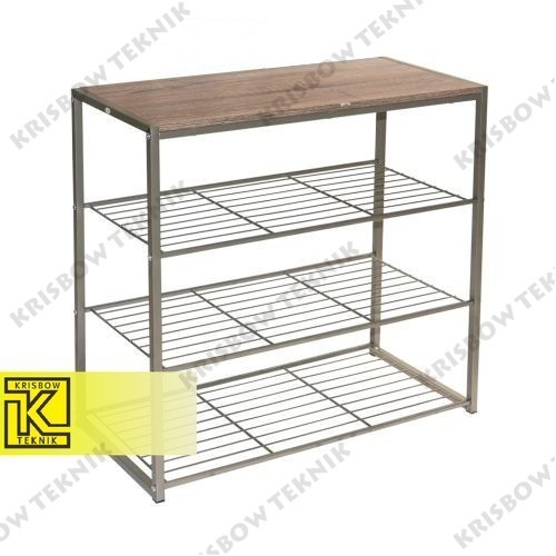 Jual Masterspace Rak Sepatu 4 Tingkat - Cokelat - Brown | Shopee Indonesia