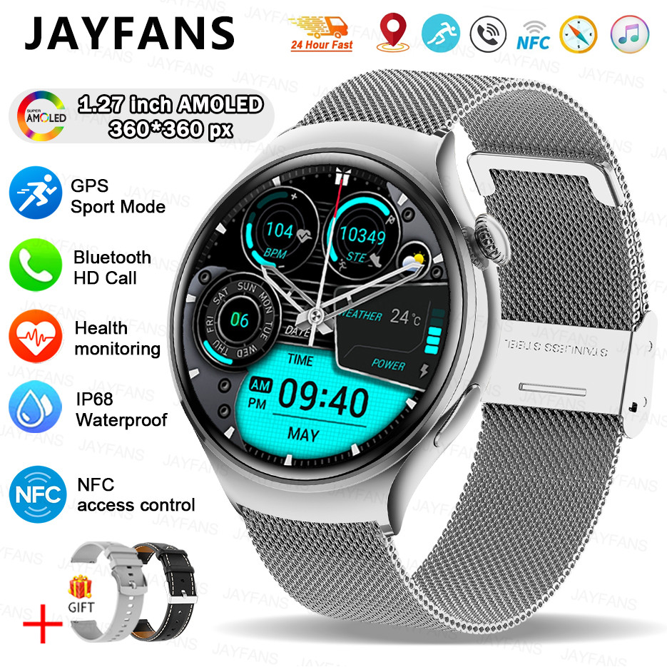 Jual 2025 New NFC Smart Watch Women AMOLED HD Screen IP68