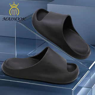 MAIHOOK Unisex Sandal Slide Karet Wanita - Sandal Slop Pria - Sandal Karet - Sandal Slide Pria - Sandal Slide Wanita Selop Cewek Kekinian Eva