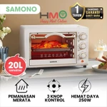 Samono Oven 20 Liter Low Watt SW EOW 20 3 Knob 250 Watt SW-EOW20