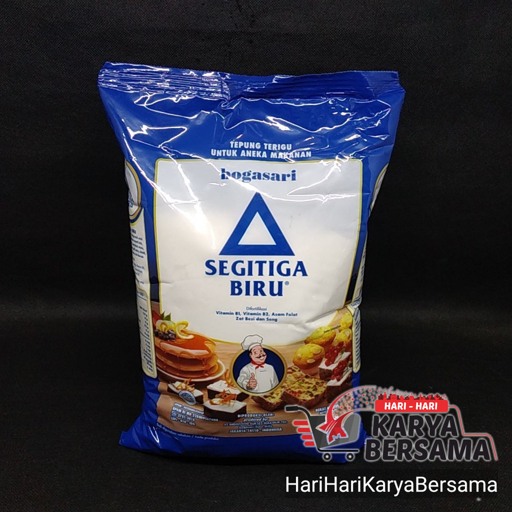 Jual TEPUNG TERIGU SEGITIGA BIRU 1KG | Shopee Indonesia