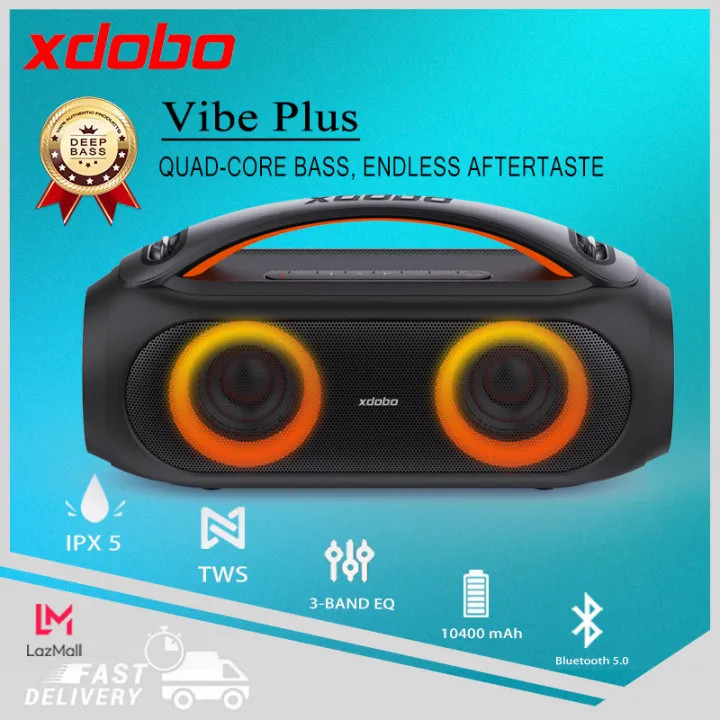 Jual Toko resmi xdobo VIBEPLUS 80w speaker Bluetooth tanpa kabel tenaga