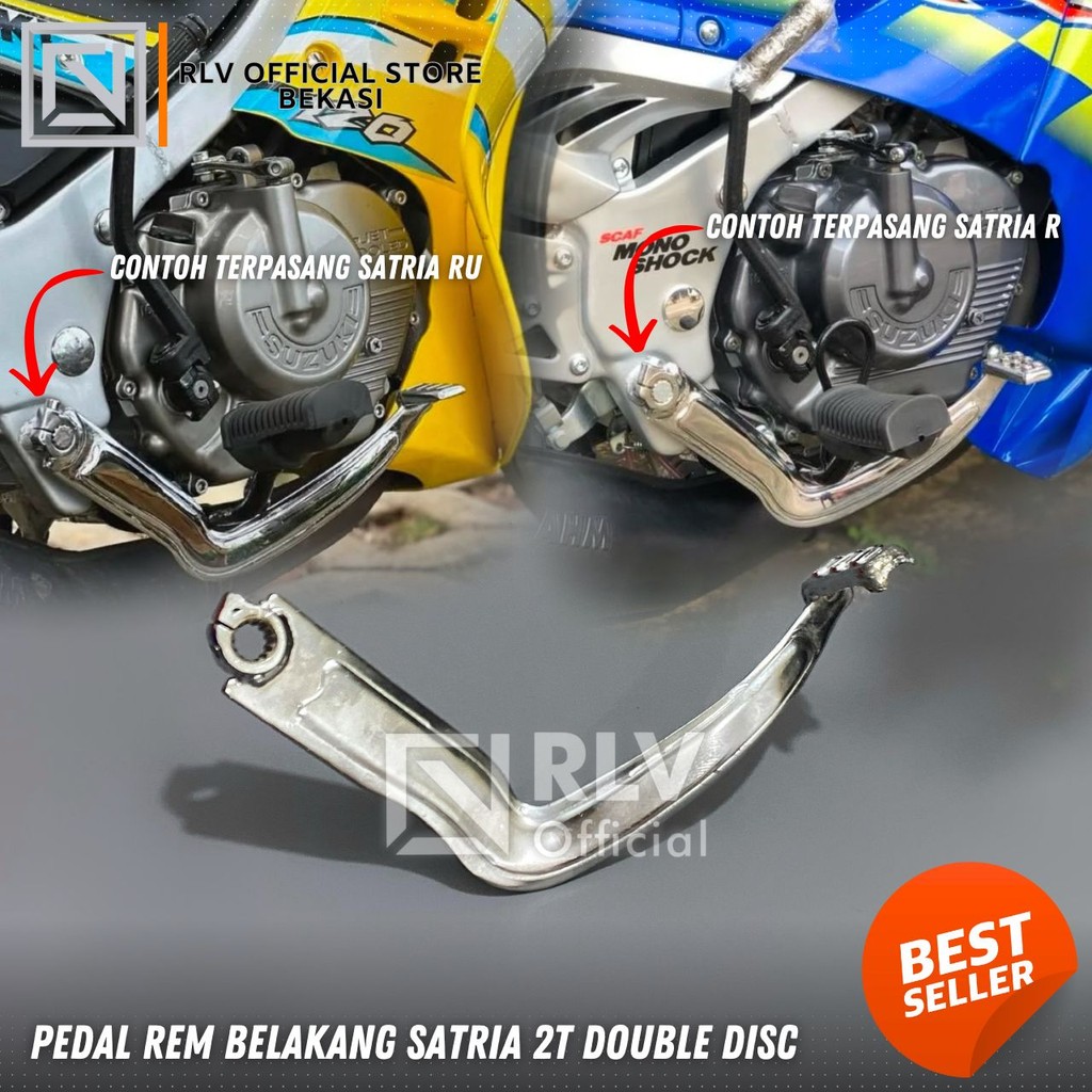 Jual PEDAL REM DD DOUBLE DISC SATRIA 2 TAK SATRIA LUMBA SATRIA HIU ...