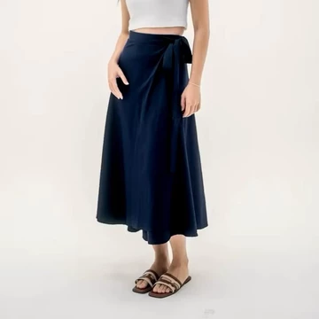 Rok Lilit Flare Pants Himari Skirt Rok Panjang Satin Silk Premium Bawahan Kondangan Wisuda