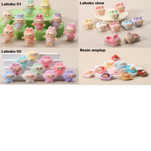 Jual HAFAMI Resin 3D labubu lucu unik terbaru bisa dijadikan gantungan ...