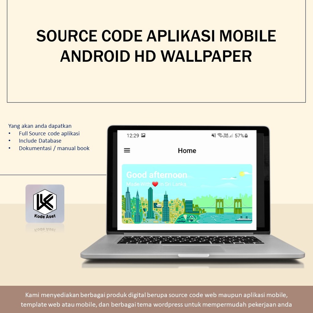 Jual SOURCE CODE APLIKASI MOBILE ANDROID HD WALLPAPER | Shopee Indonesia