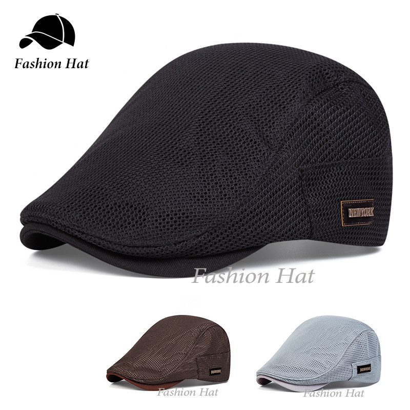 Jual Baret Pria Baret Modis Katun Warna Solid Atasan Lembut Beanie ...