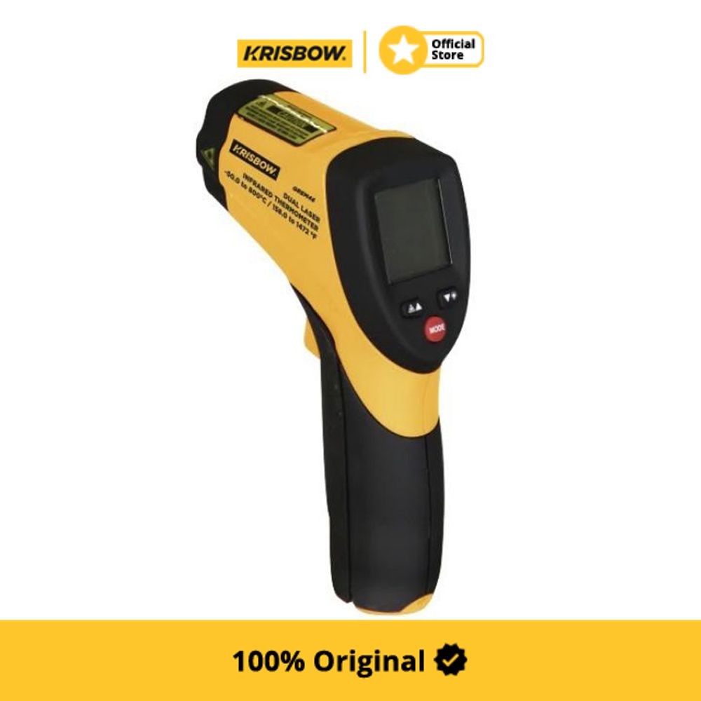 Jual Krisbow Termometer Infra Red Dual Laser -50-800C | Shopee Indonesia