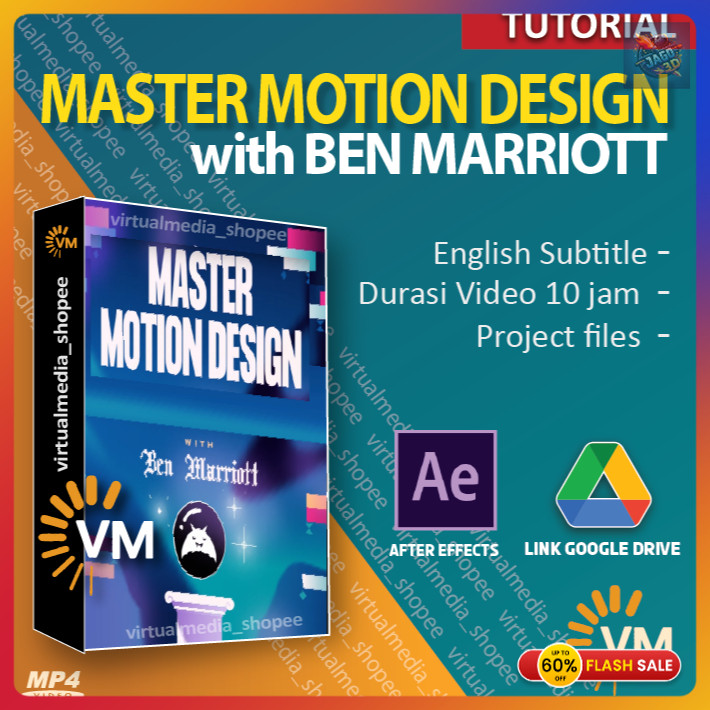 Jual TUTORIAL MASTER MOTION DESIGN WITH BEN MARRIOTT ANIMATION COURSE ...
