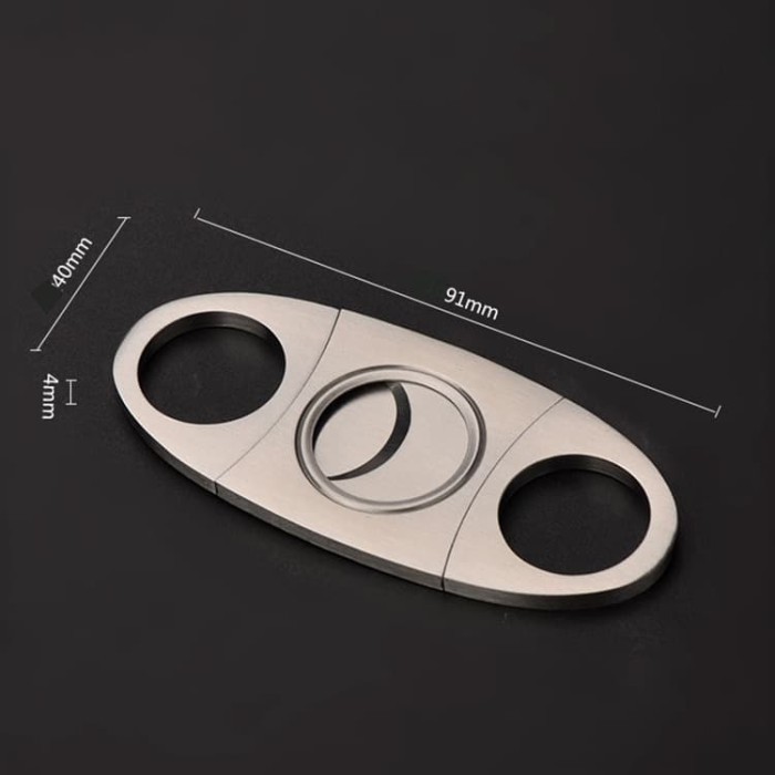 Jual Cigar Cutter/ Alat Pemotonng Cerutu Tebal dan Tajam Stainless ...