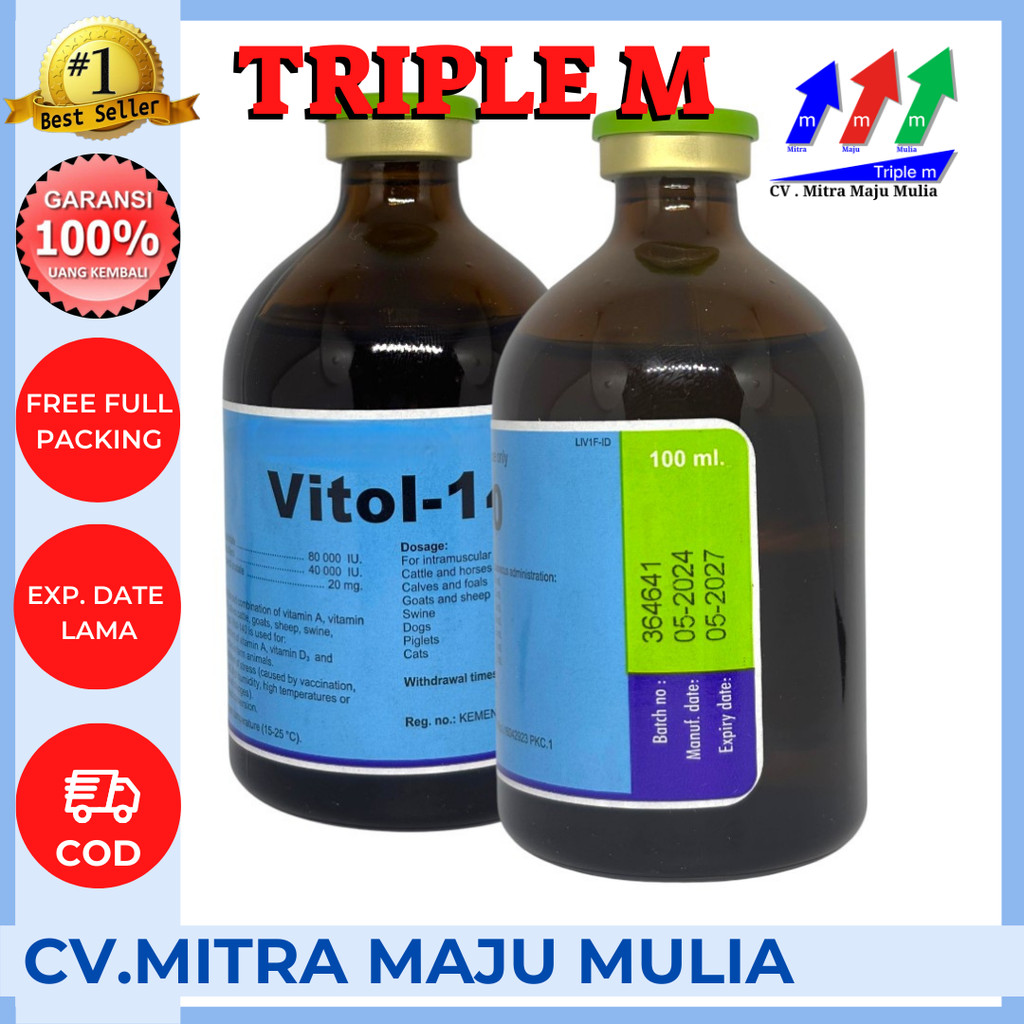 Jual Vitol 140 isi 100ml Original - Vitamin ADE Perbaiki Kondisi dan ...