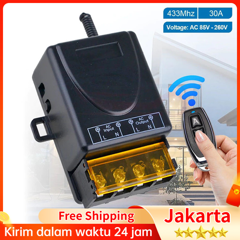 Jual AC 220V Rumah Pintar Sakelar Jarak Jauh Nirkabel Remote Control ...