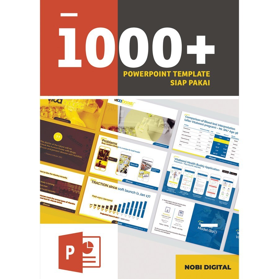 Jual Powerpoint template pptx Slider Presentasi 1000+ Siap pakai ...