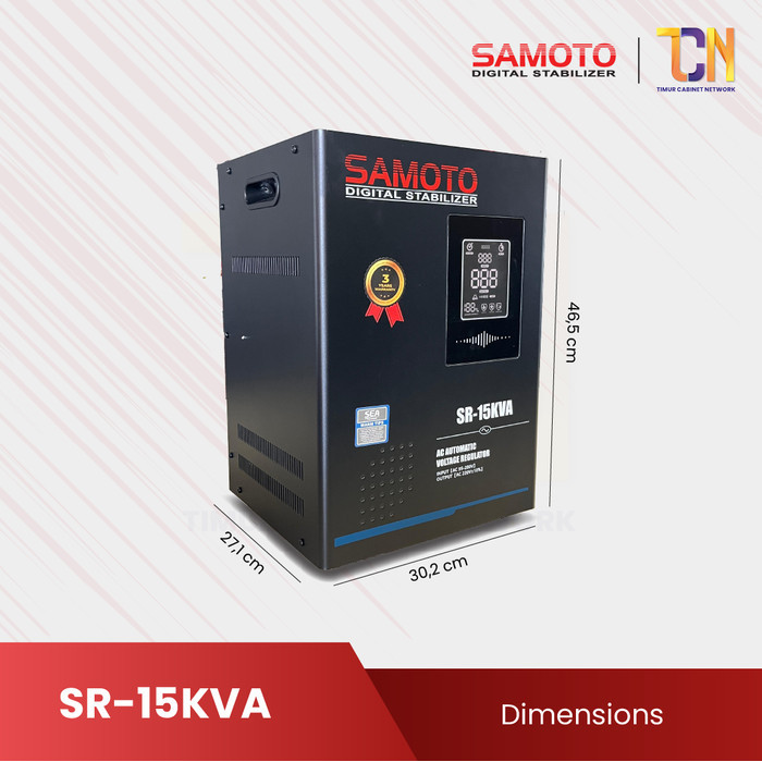 Jual Stabilizer SAMOTO AVR Stabilizer Relay Type SR15KVA Relay ...