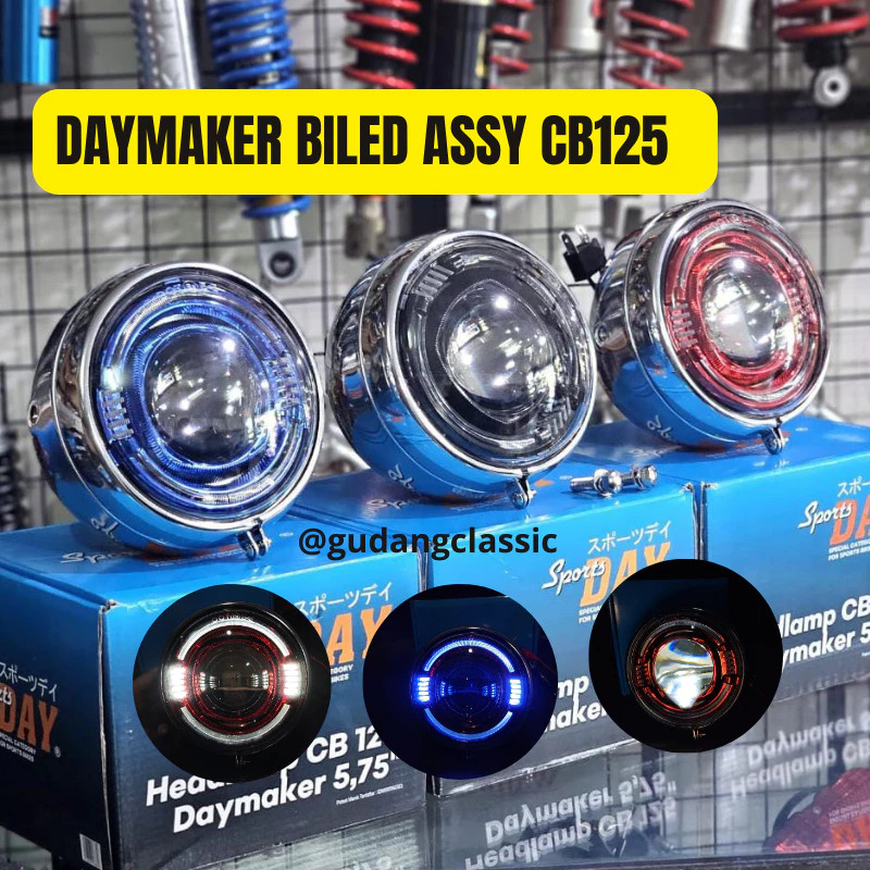 Jual LAMPU BILED BILLED SET BATOK CB 125 5 INCHI PESEK CB GL MP TIGER ...