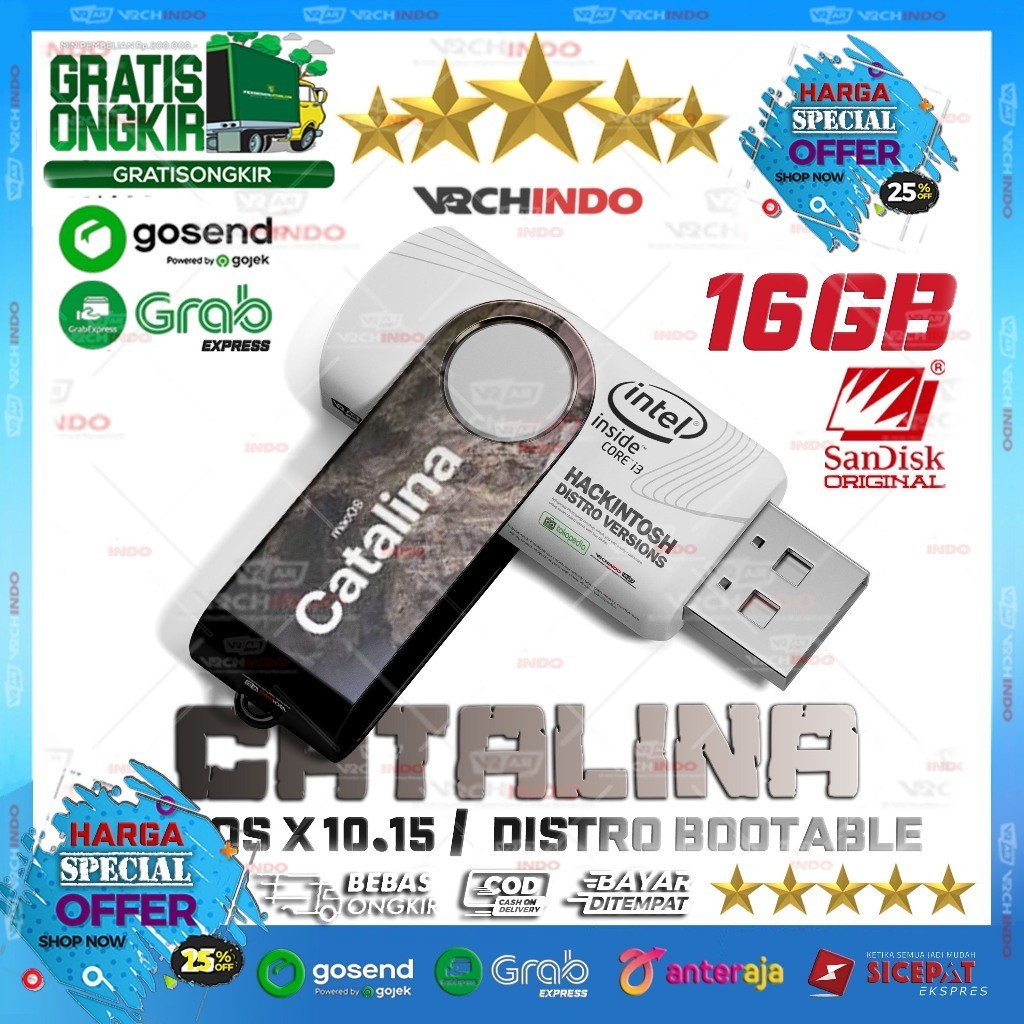Jual Mac OS X 10.15 - MacOS CATALINA | Hackintosh for Komputer / Laptop ...