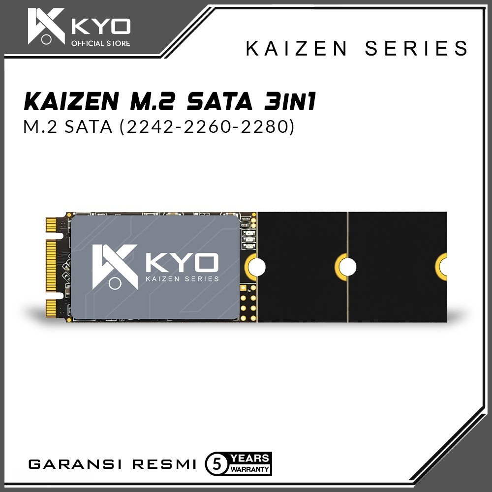 Jual KYO Kaizen SSD M.2 SATA NGFF 128GB 256GB 512GB 1TB 2242 2260 2280 ...