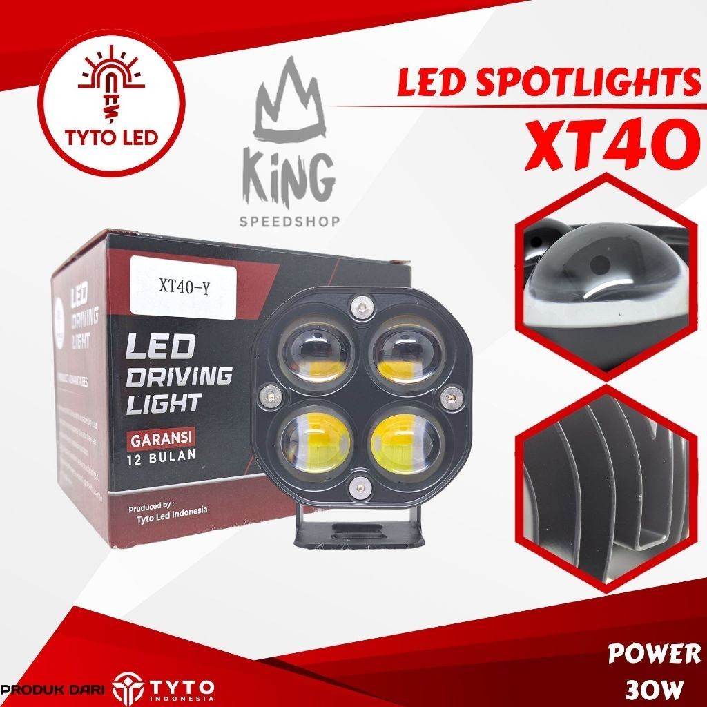 Jual LAMPU LED SPOTLIGHTS TYTO XT40 30WATT DUAL COLOR YELLOW WHITE ...