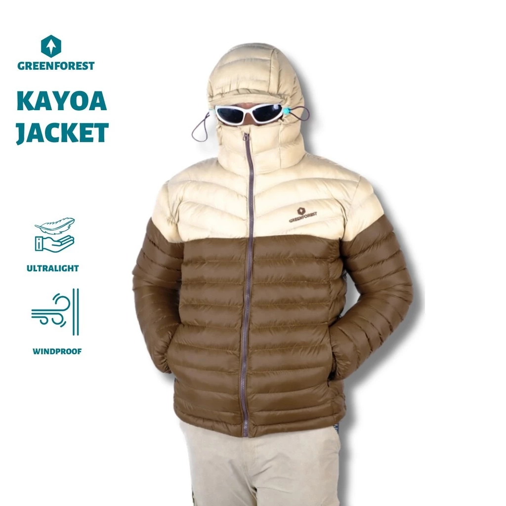 Greenforest Kayoa Jaket Puffer Gorpcore Musim Dingin