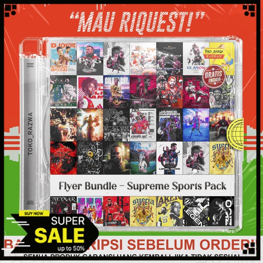 Jual Flyer Bundle - Supreme Sports Pack Template PSD NEW | Shopee Indonesia