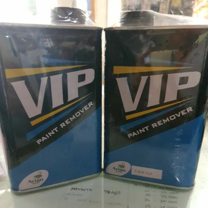 Jual PAINT REMOVER VIP 1 LITER PENGHILANG CAT KAYU BESI PENGHAPUS CAT ...