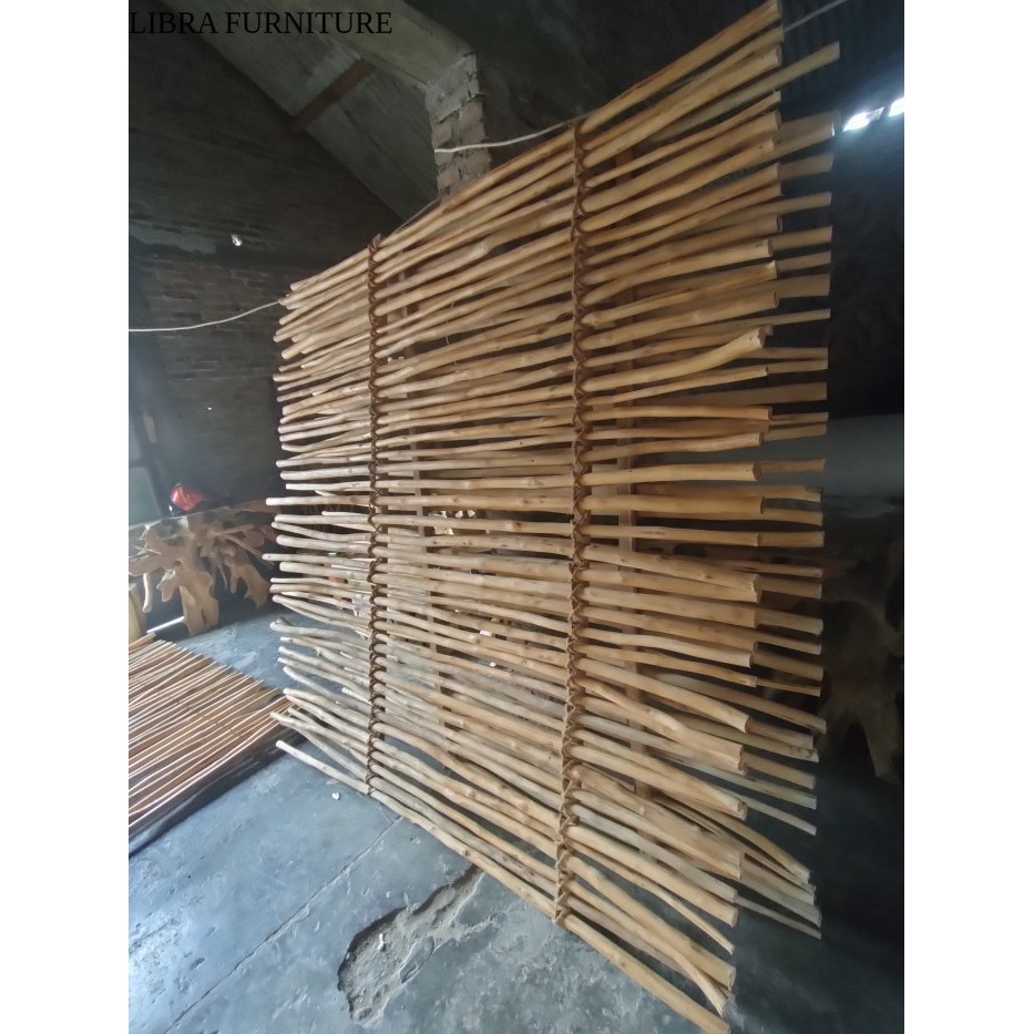 Jual Ranting kayu jati amplas untuk atap plafon gratis ongkir | Shopee ...