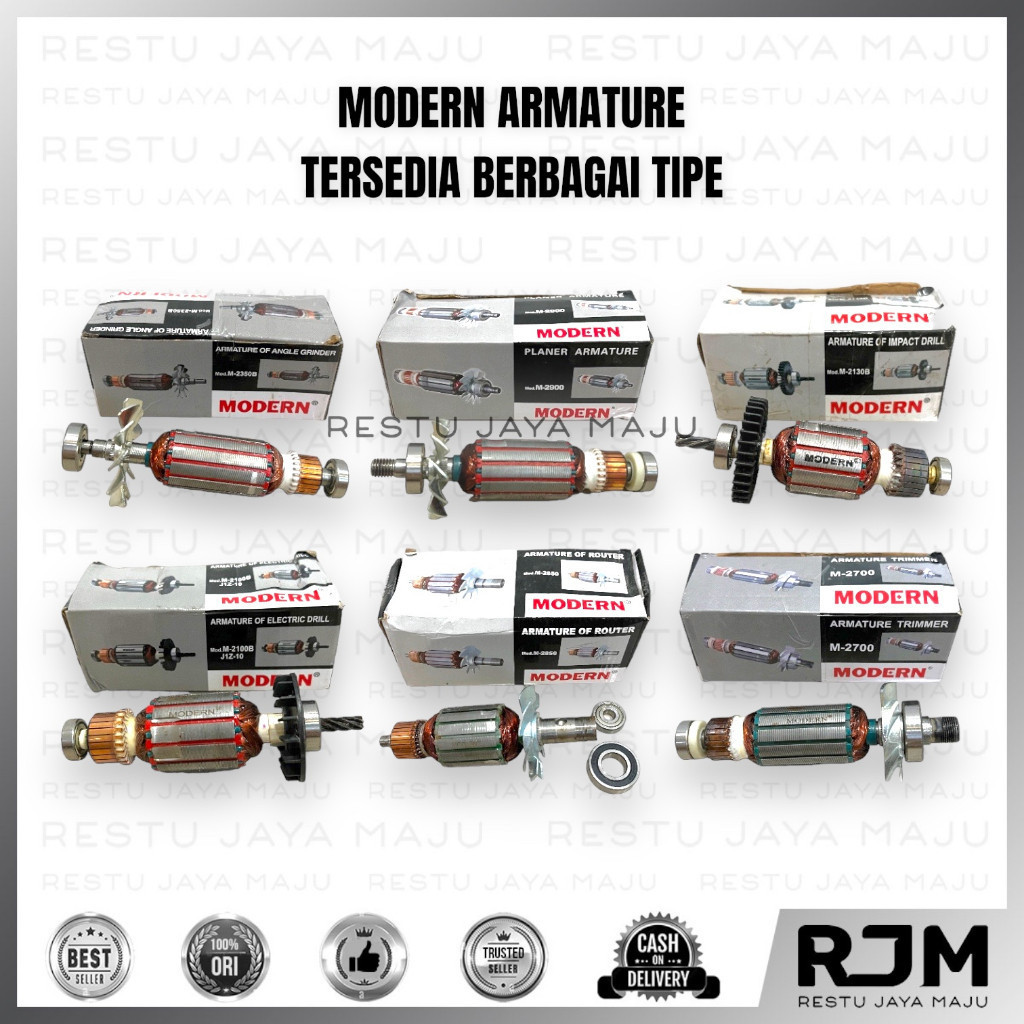 Jual PROMO ONGKIR MODERN Armature Planer Angker Rotor Mesin Pasah ...