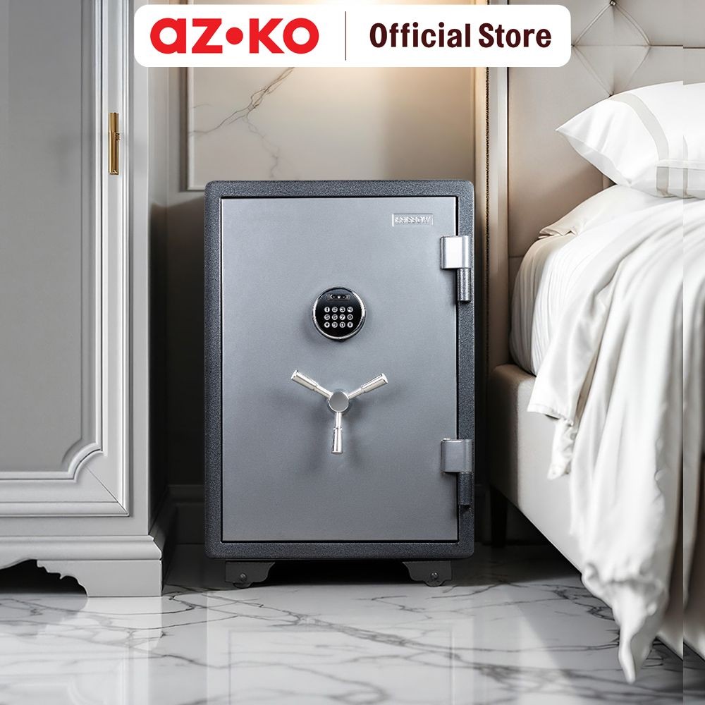 Jual AZKO Krisbow 50X49.3X76.5 cm Vision Brankas Tahan Api Face ...