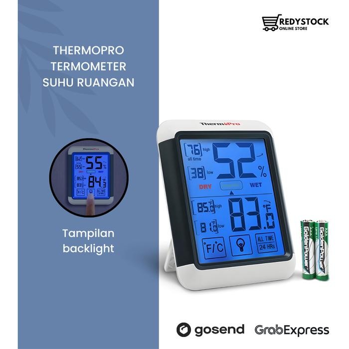Jual Thermometer hygrometer humidity | termometer suhu ruang Thermopro ...