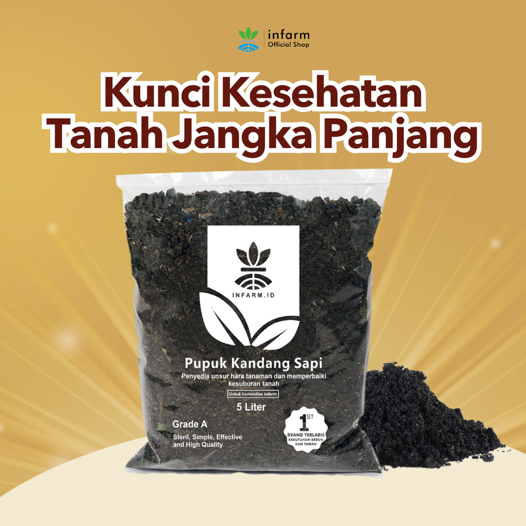 Jual INFARM - Media Tanam Organik Pupuk Kandang FREE Label Tag Tanaman ...
