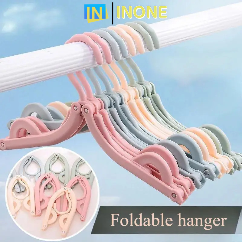 Jual INONE - Hanger Lipat Magic / Hanger Pakaian Baju / Gantungan Lipat ...