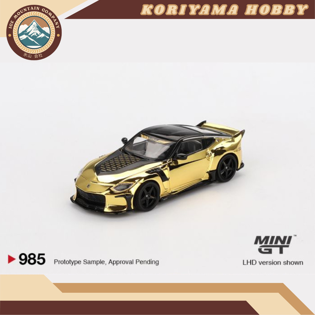 Jual Mini GT 985 Nissan Z VeilSide FZ400 Gold Chrome MiniGT