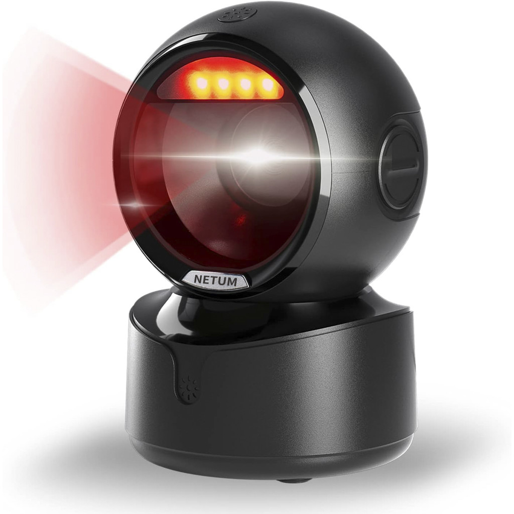 Jual Desktop 2D QR Barcode Scanner, A5 Hands-Free Omnidirectional USB ...
