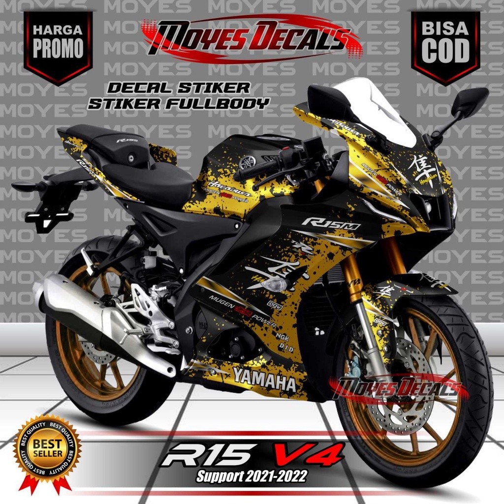 Jual Stiker Decal Stiker R15 V4 Fullbody Decal R15 V4 Hayabusa Warna ...